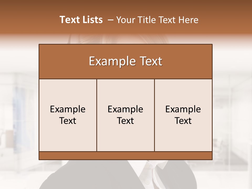 Headphone People Communication PowerPoint Template