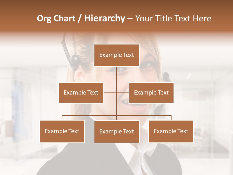 Headphone People Communication PowerPoint Template