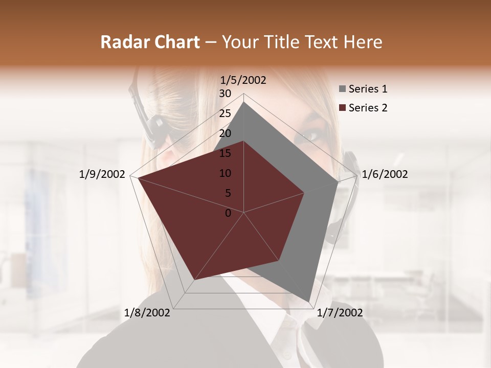 Headphone People Communication PowerPoint Template
