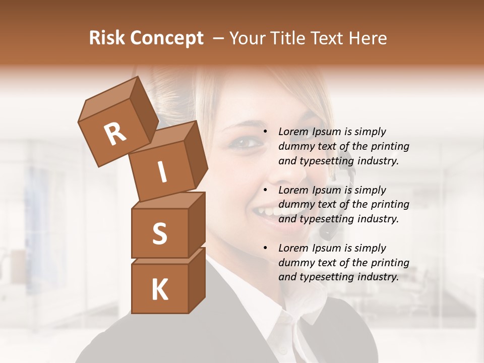 Headphone People Communication PowerPoint Template