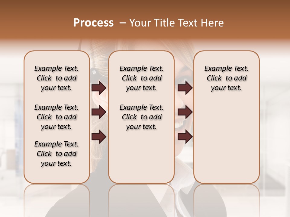 Headphone People Communication PowerPoint Template