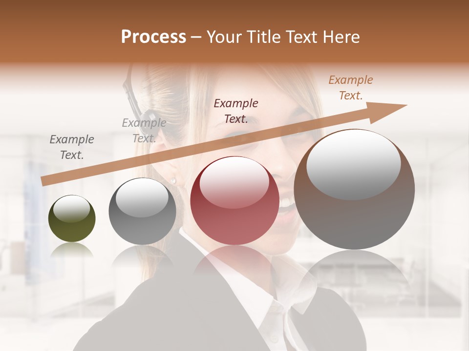 Headphone People Communication PowerPoint Template