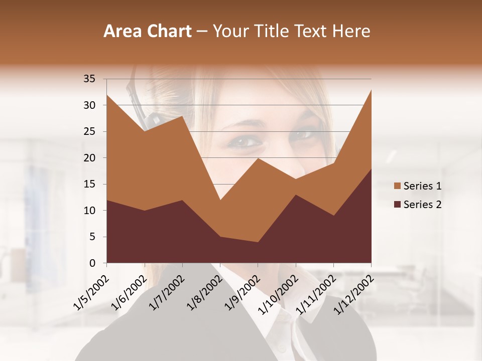 Headphone People Communication PowerPoint Template