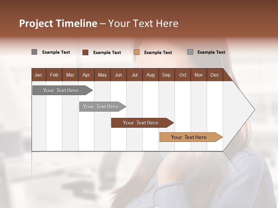 Headphone Cute Smile PowerPoint Template