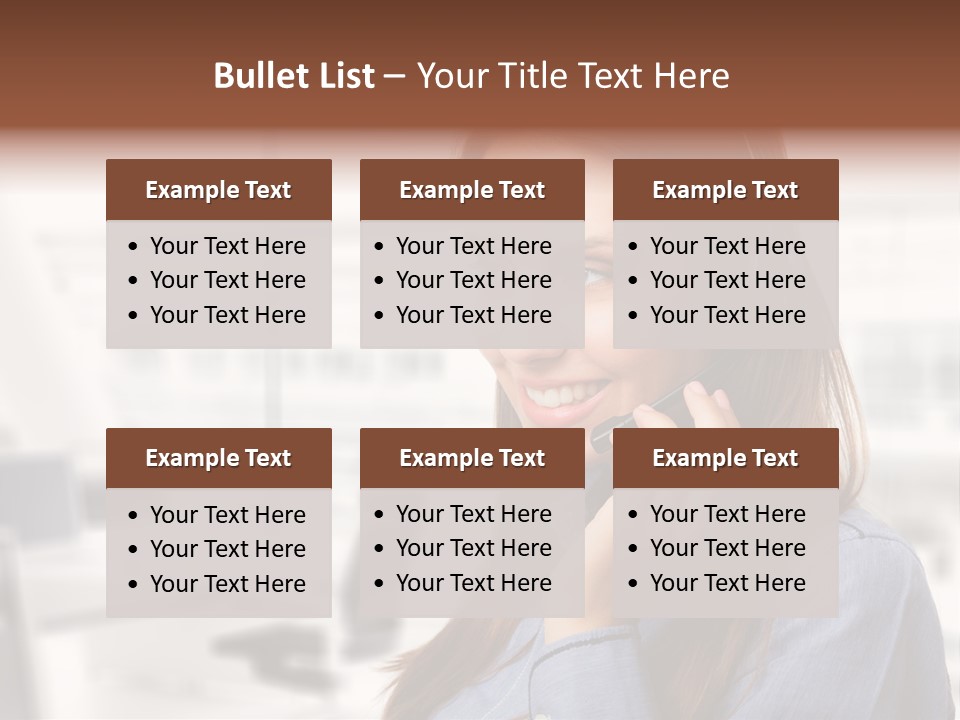 Headphone Cute Smile PowerPoint Template