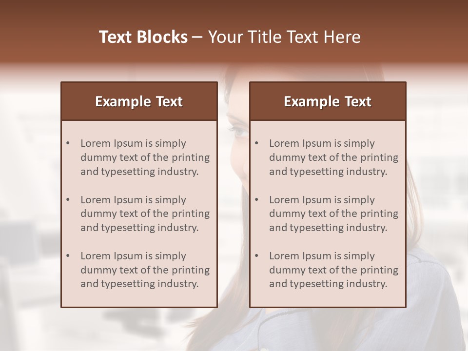 Headphone Cute Smile PowerPoint Template