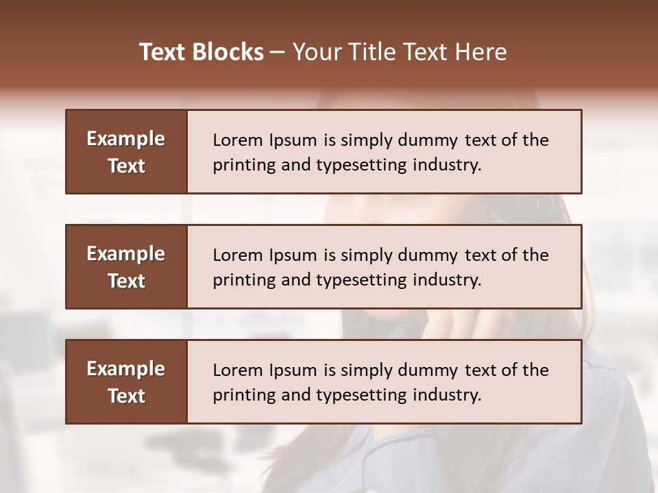 Headphone Cute Smile PowerPoint Template