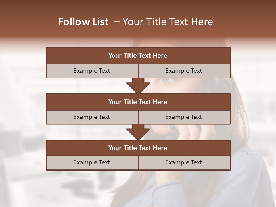 Headphone Cute Smile PowerPoint Template