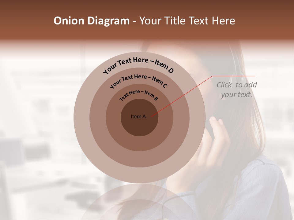 Headphone Cute Smile PowerPoint Template