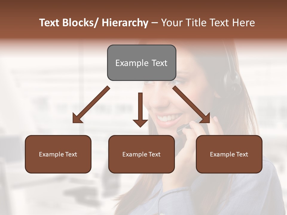 Headphone Cute Smile PowerPoint Template
