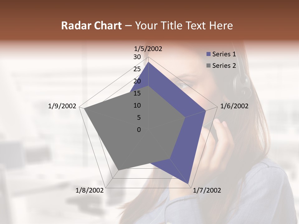 Headphone Cute Smile PowerPoint Template