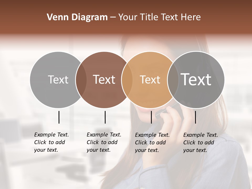 Headphone Cute Smile PowerPoint Template