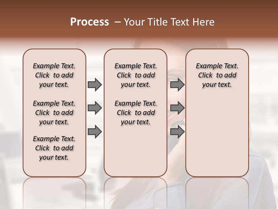 Headphone Cute Smile PowerPoint Template
