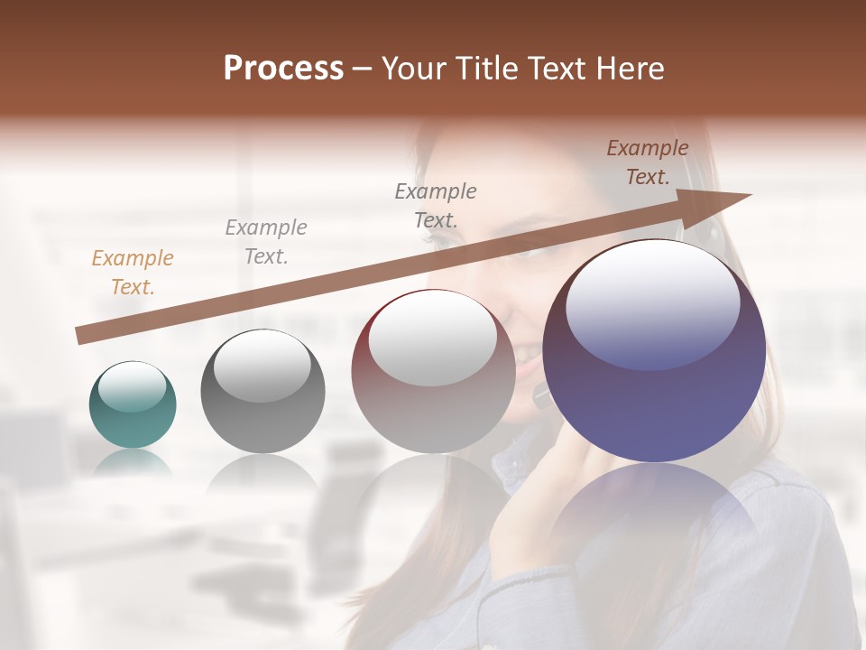 Headphone Cute Smile PowerPoint Template