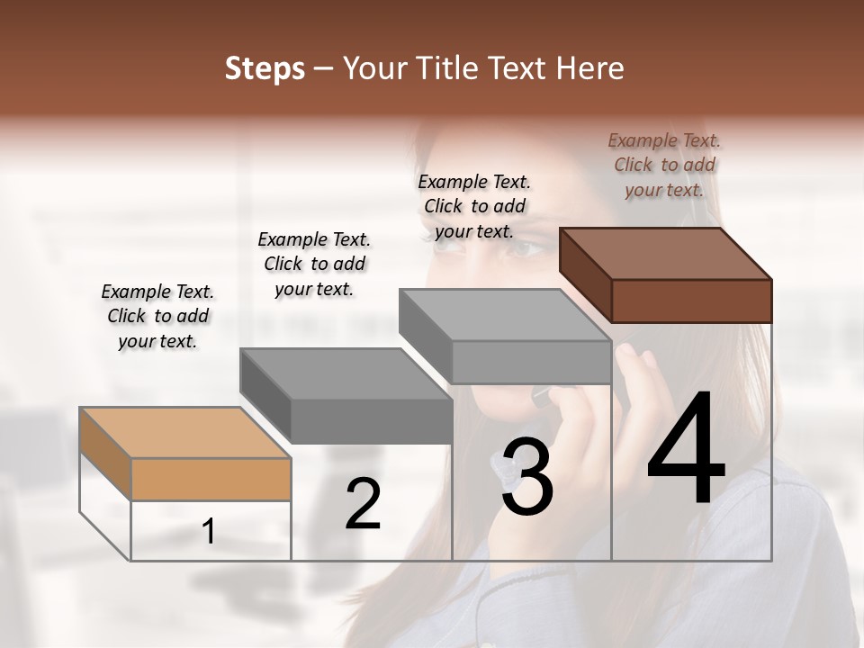 Headphone Cute Smile PowerPoint Template