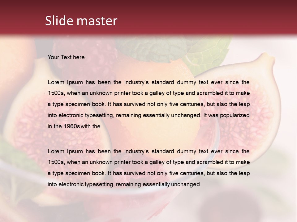 Fruit Cuisine Sweet PowerPoint Template