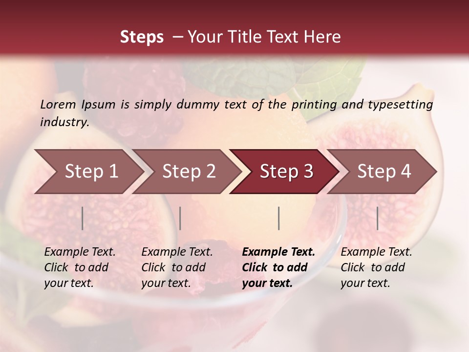 Fruit Cuisine Sweet PowerPoint Template