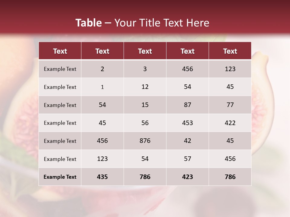 Fruit Cuisine Sweet PowerPoint Template