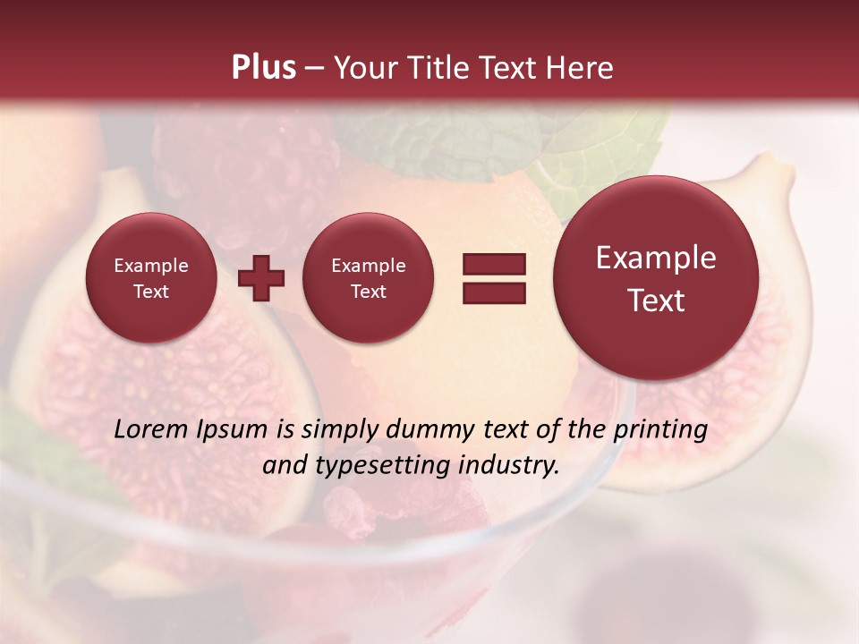 Fruit Cuisine Sweet PowerPoint Template