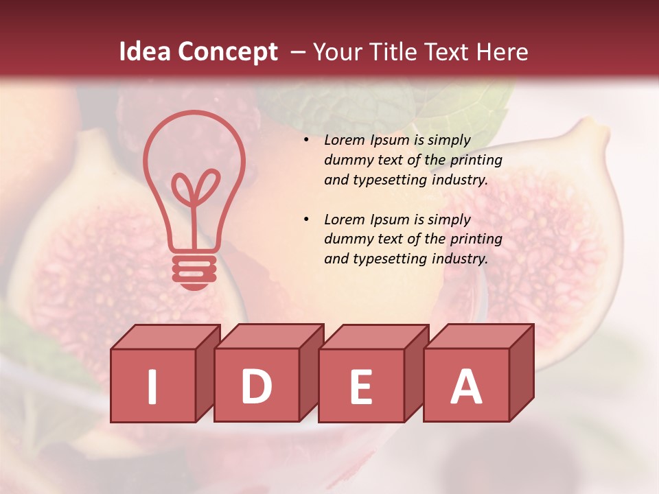 Fruit Cuisine Sweet PowerPoint Template