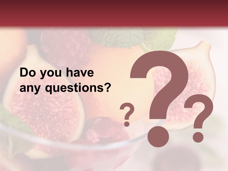 Fruit Cuisine Sweet PowerPoint Template