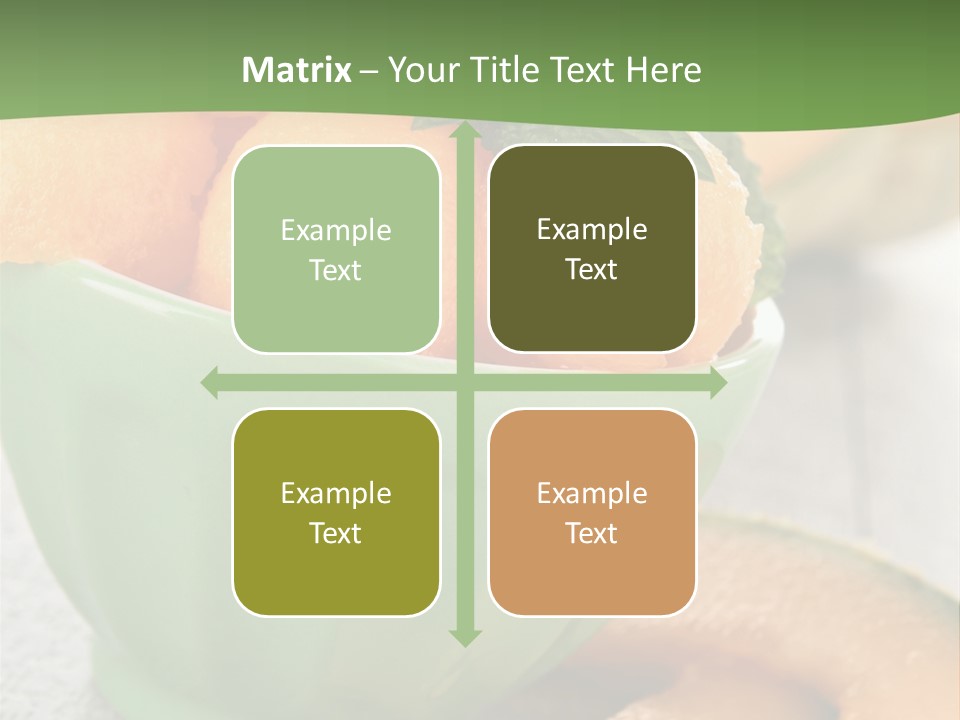 Salad Nutrition Cuisine PowerPoint Template