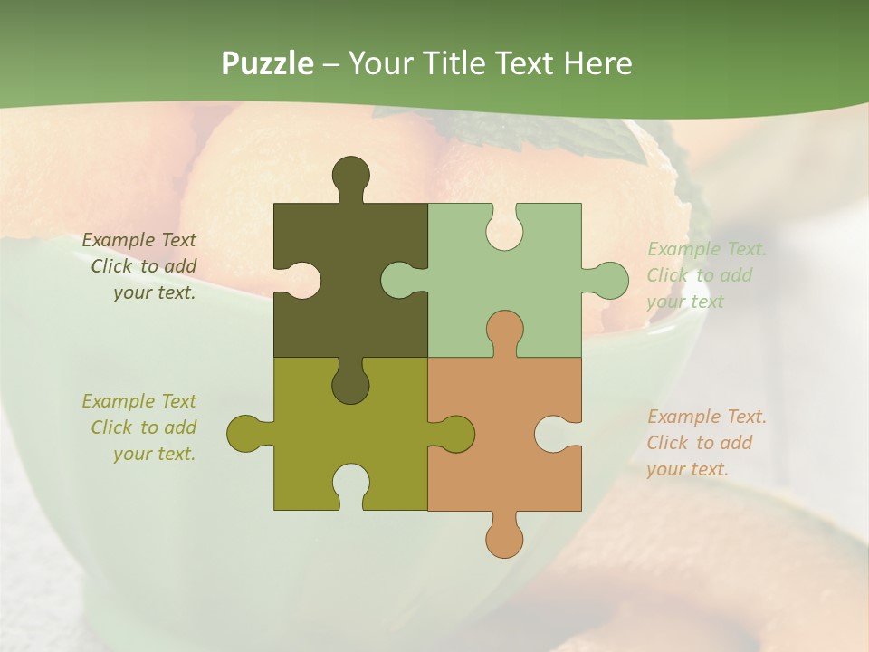 Salad Nutrition Cuisine PowerPoint Template