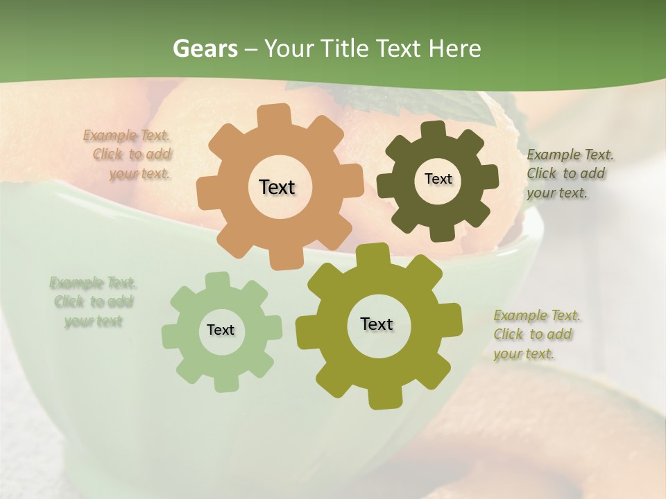 Salad Nutrition Cuisine PowerPoint Template