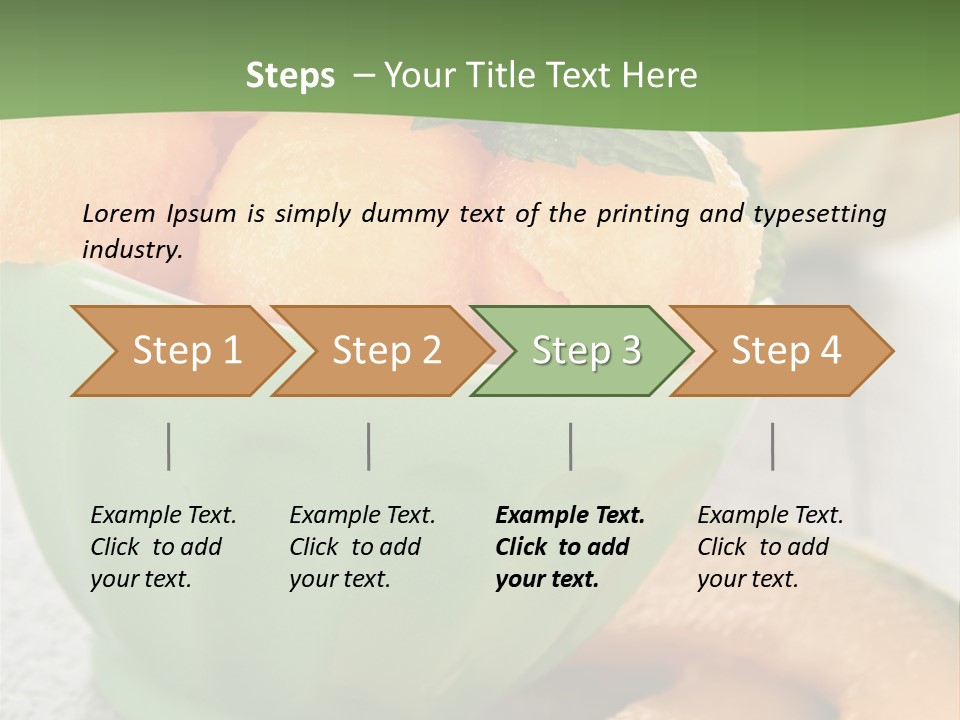 Salad Nutrition Cuisine PowerPoint Template
