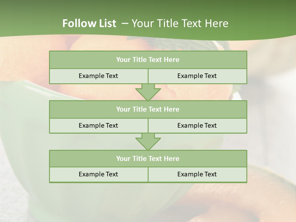 Salad Nutrition Cuisine PowerPoint Template