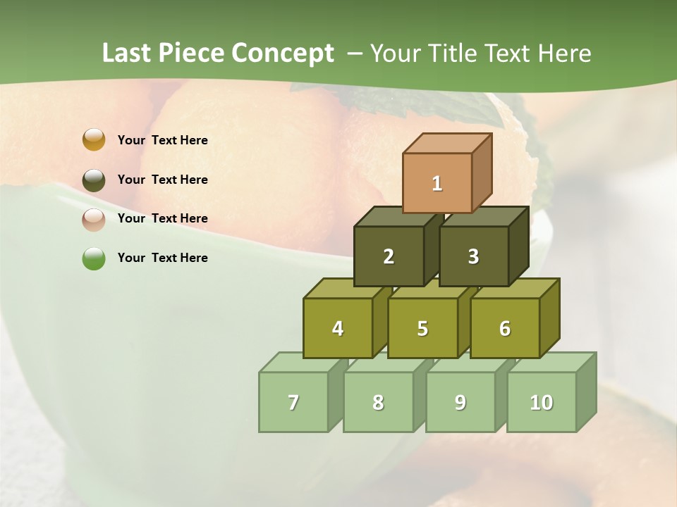 Salad Nutrition Cuisine PowerPoint Template