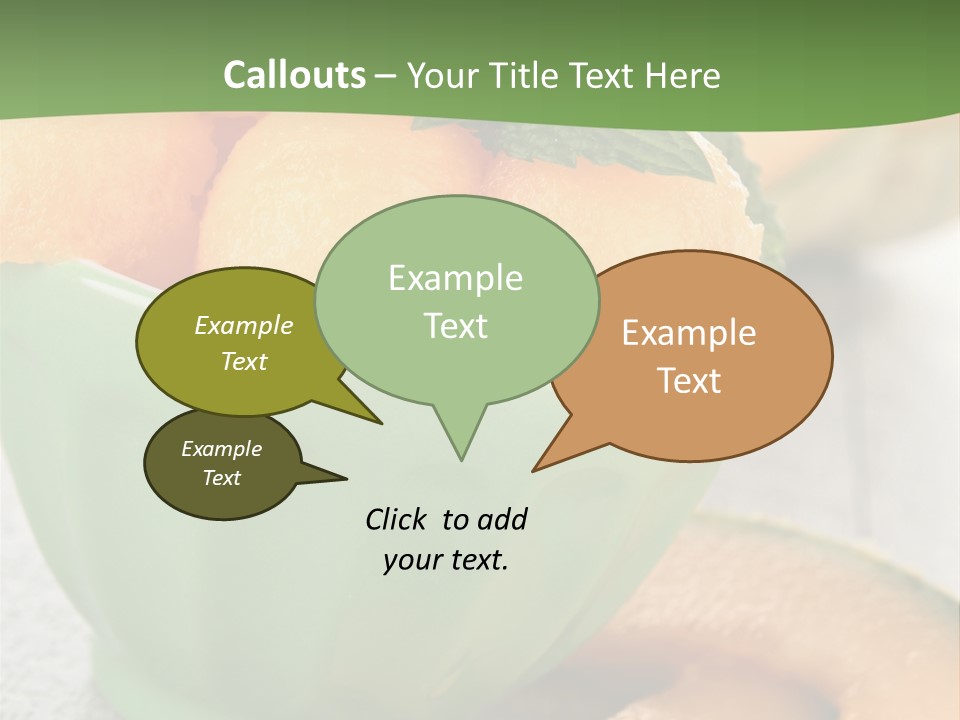 Salad Nutrition Cuisine PowerPoint Template