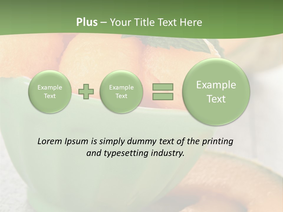 Salad Nutrition Cuisine PowerPoint Template