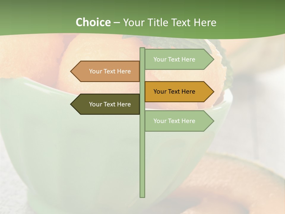 Salad Nutrition Cuisine PowerPoint Template