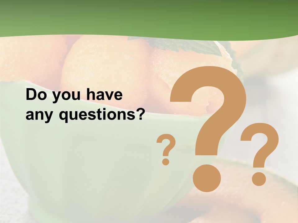 Salad Nutrition Cuisine PowerPoint Template