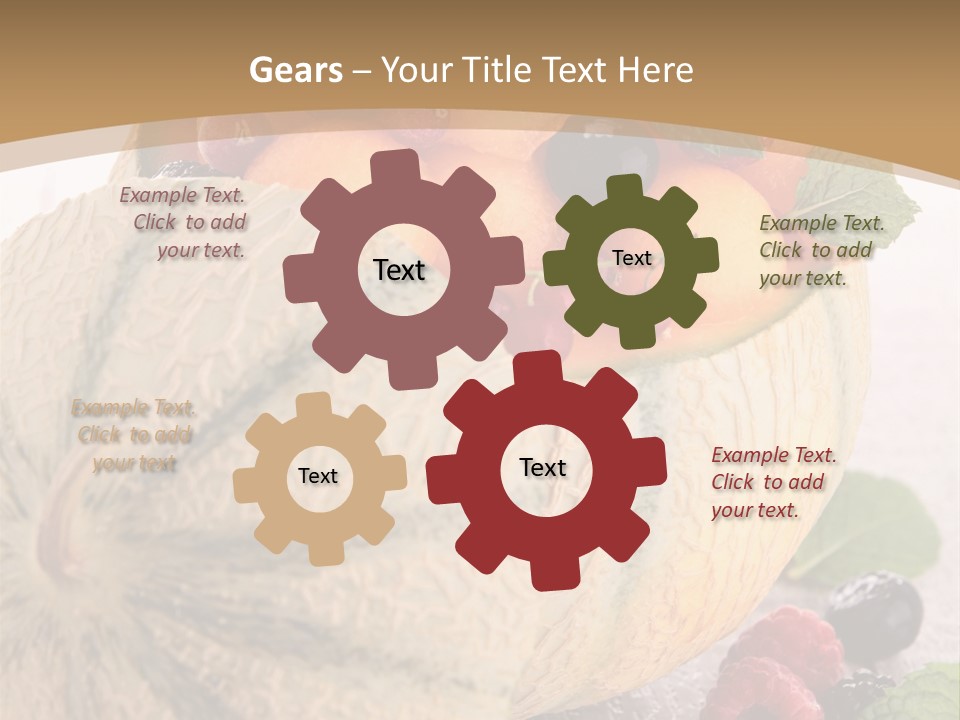 Sweet Diet Berry PowerPoint Template