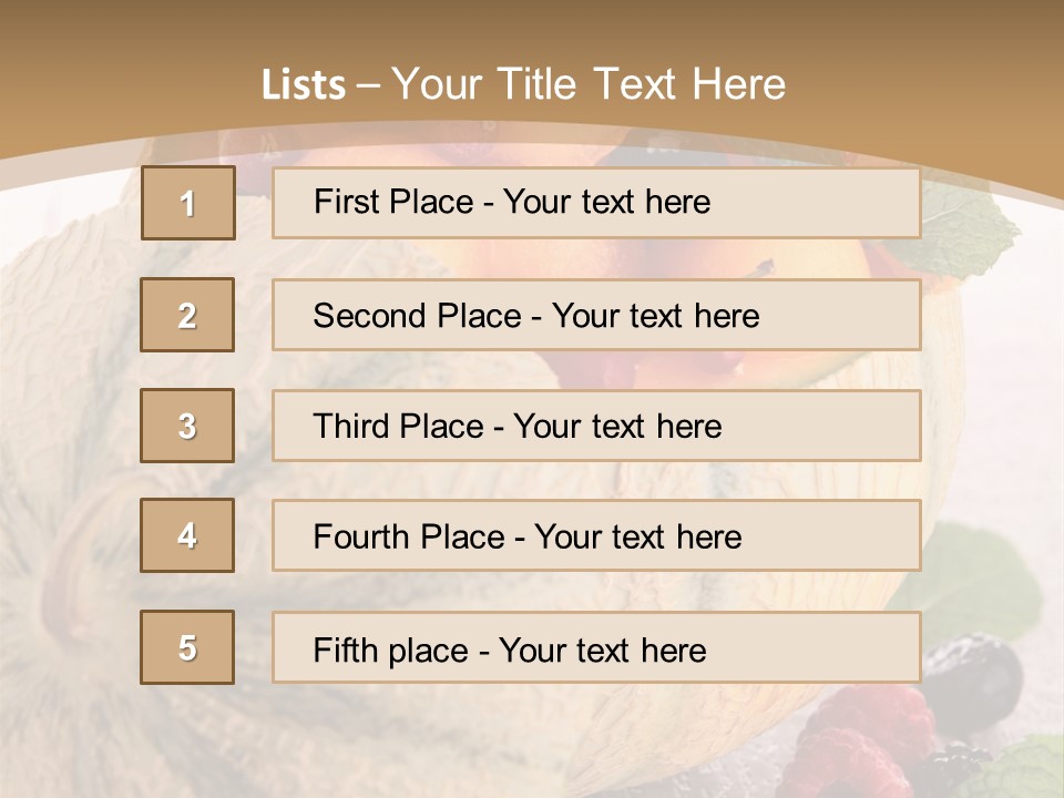 Sweet Diet Berry PowerPoint Template