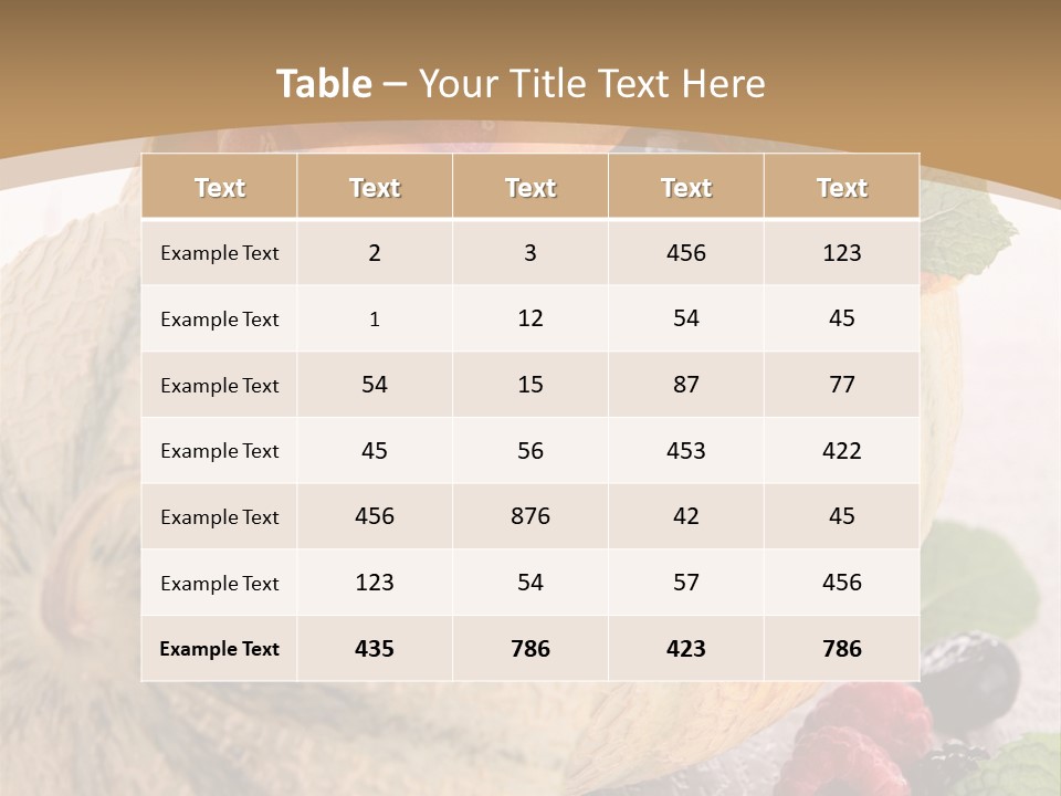 Sweet Diet Berry PowerPoint Template