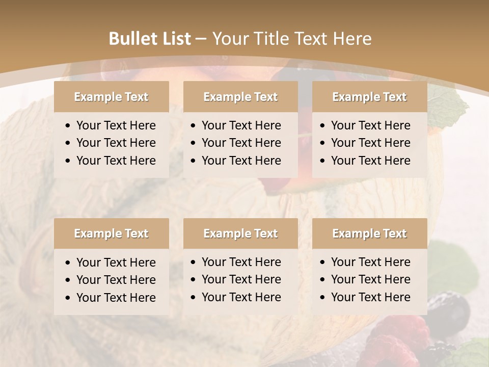 Sweet Diet Berry PowerPoint Template