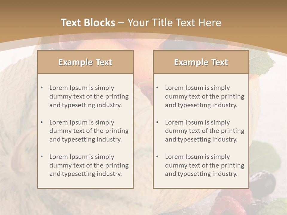 Sweet Diet Berry PowerPoint Template