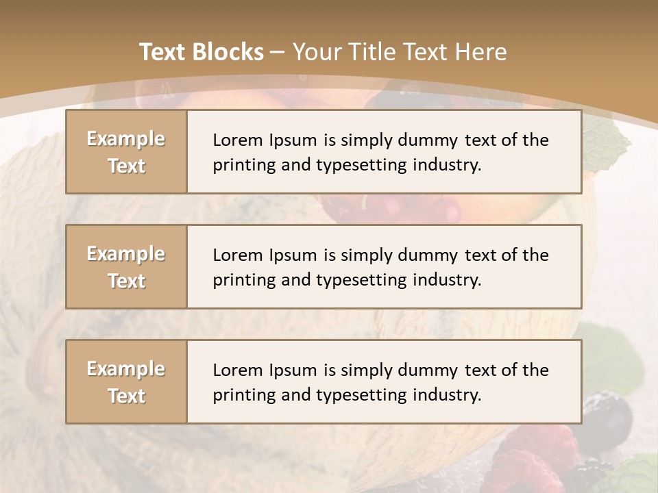 Sweet Diet Berry PowerPoint Template