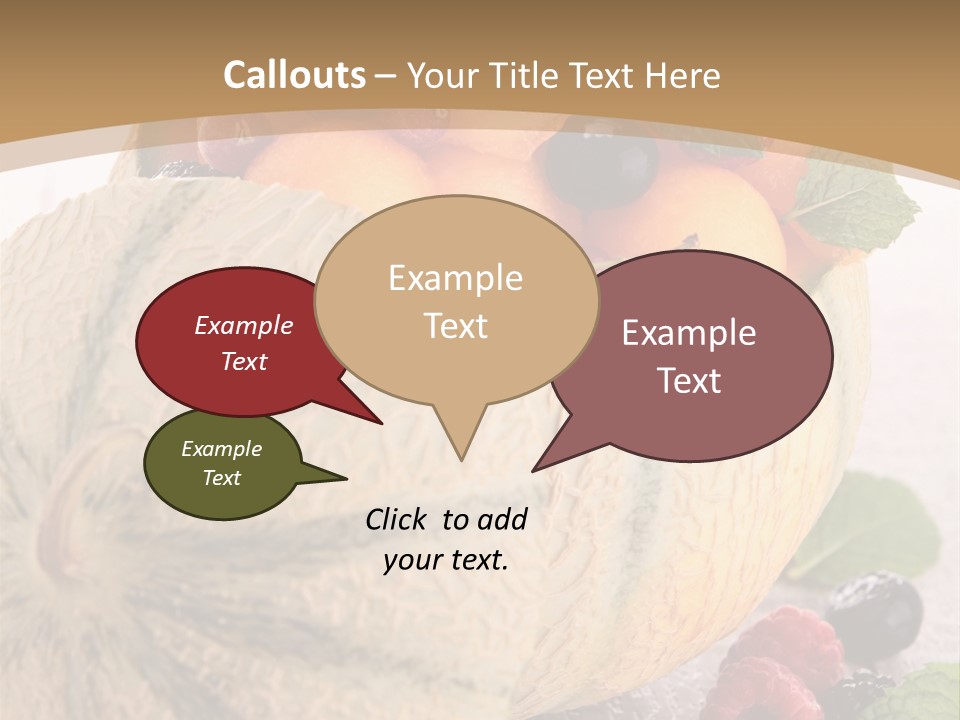 Sweet Diet Berry PowerPoint Template