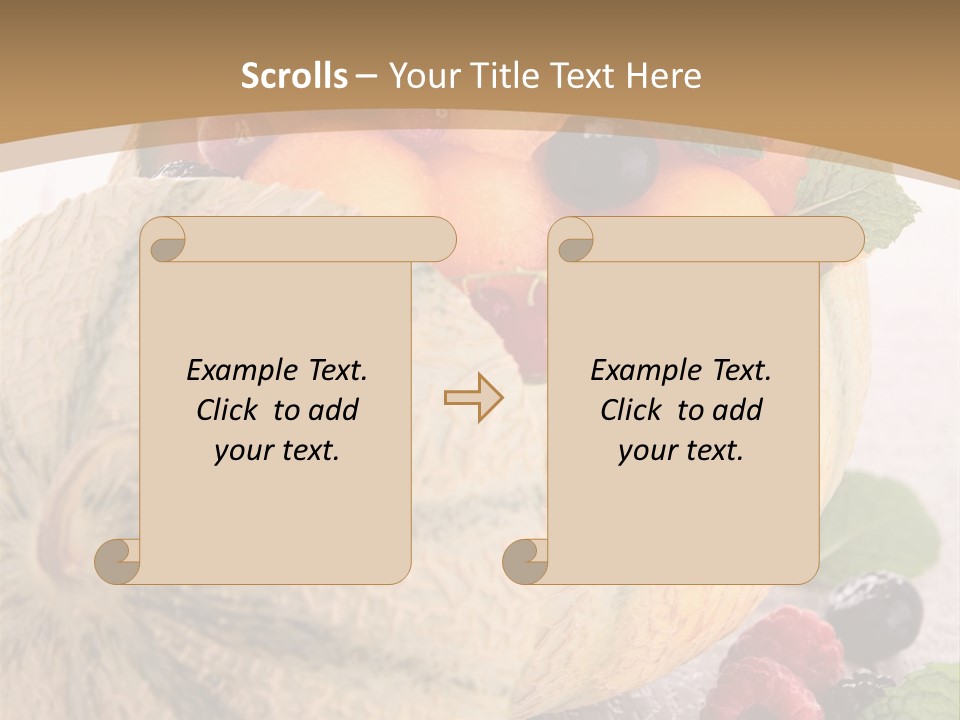 Sweet Diet Berry PowerPoint Template