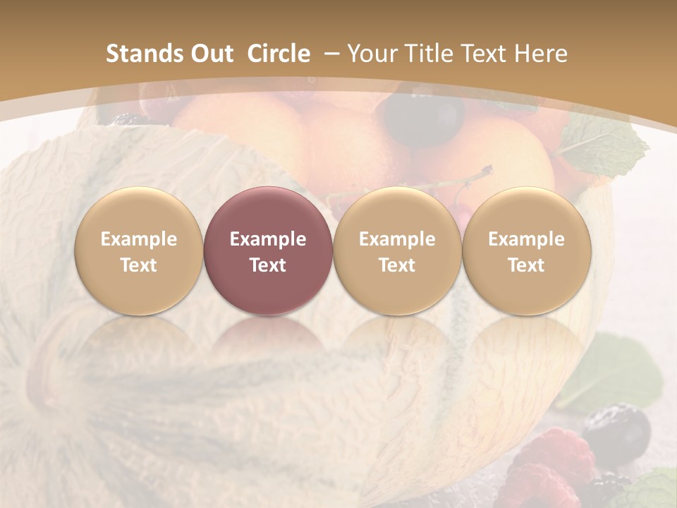 Sweet Diet Berry PowerPoint Template