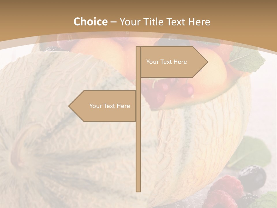 Sweet Diet Berry PowerPoint Template