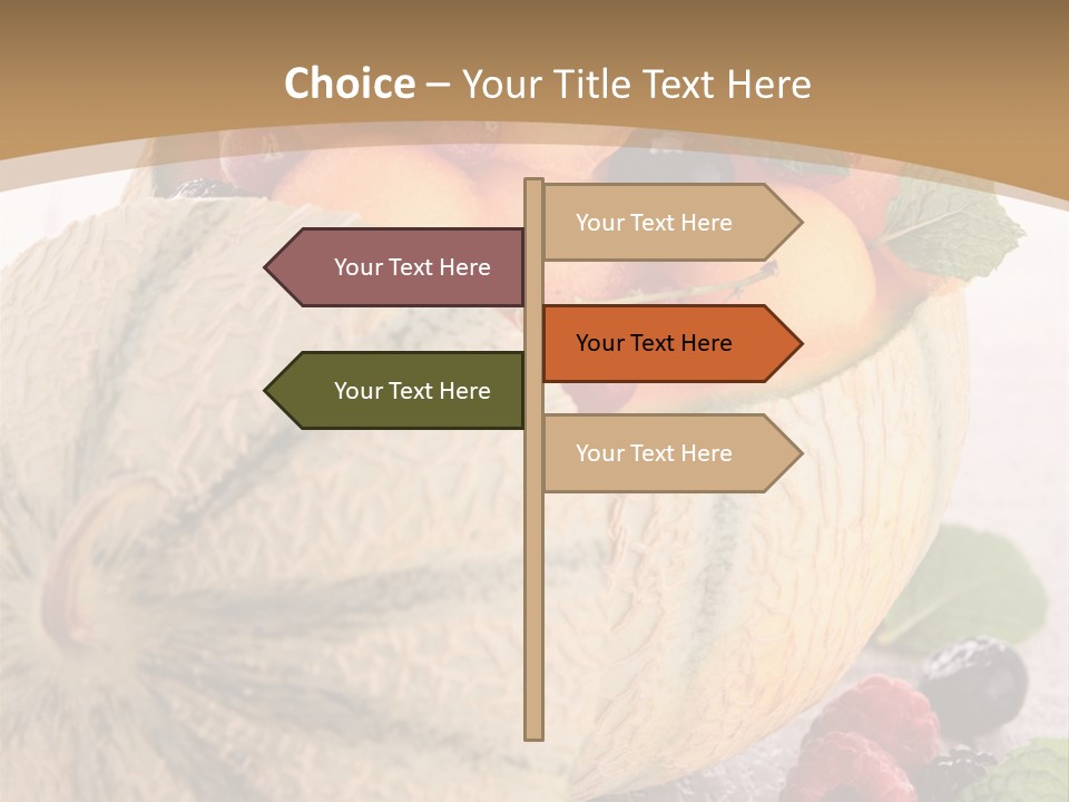 Sweet Diet Berry PowerPoint Template