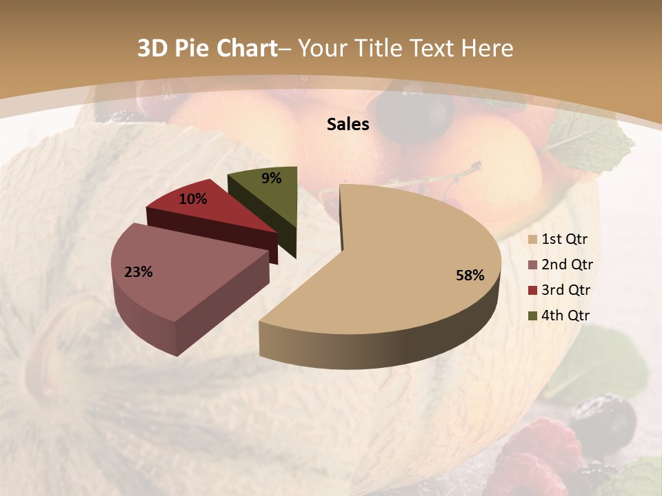 Sweet Diet Berry PowerPoint Template