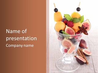 Appetizer Delicious Refreshment PowerPoint Template