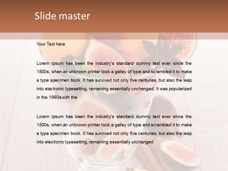 Appetizer Delicious Refreshment PowerPoint Template