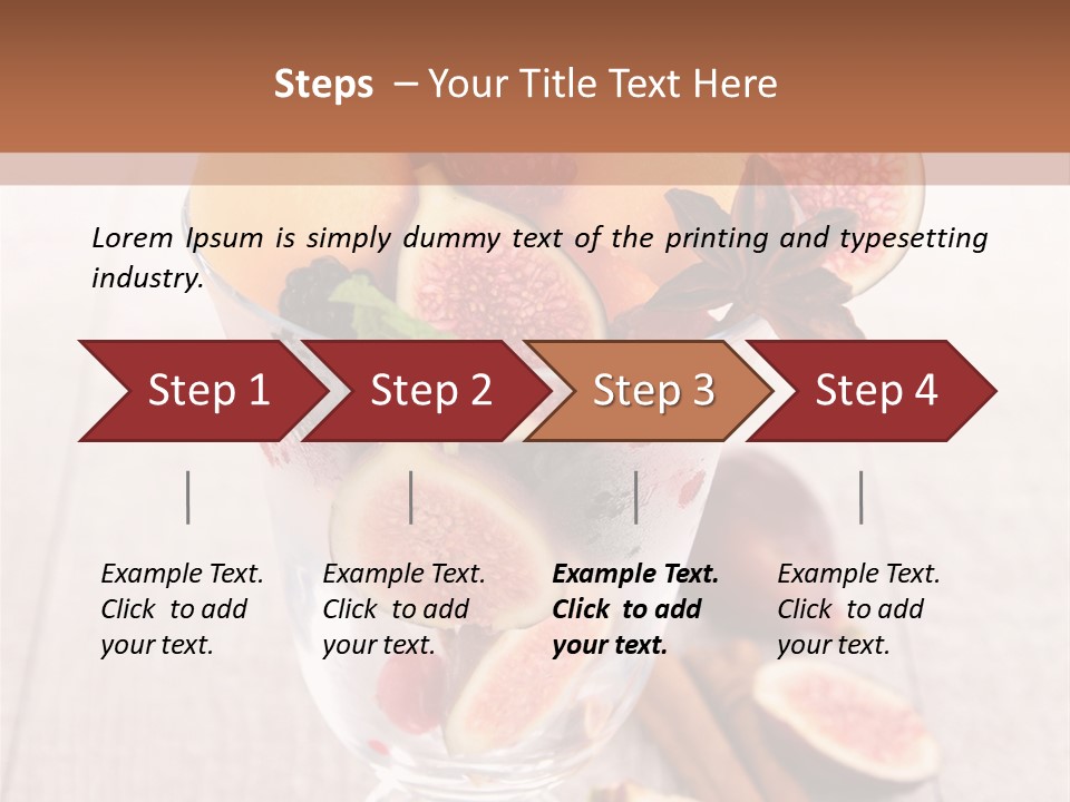 Appetizer Delicious Refreshment PowerPoint Template